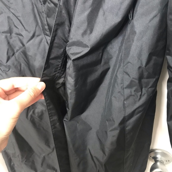 Weather Wise Black Button Down Trench Coat - Picture 5 of 8